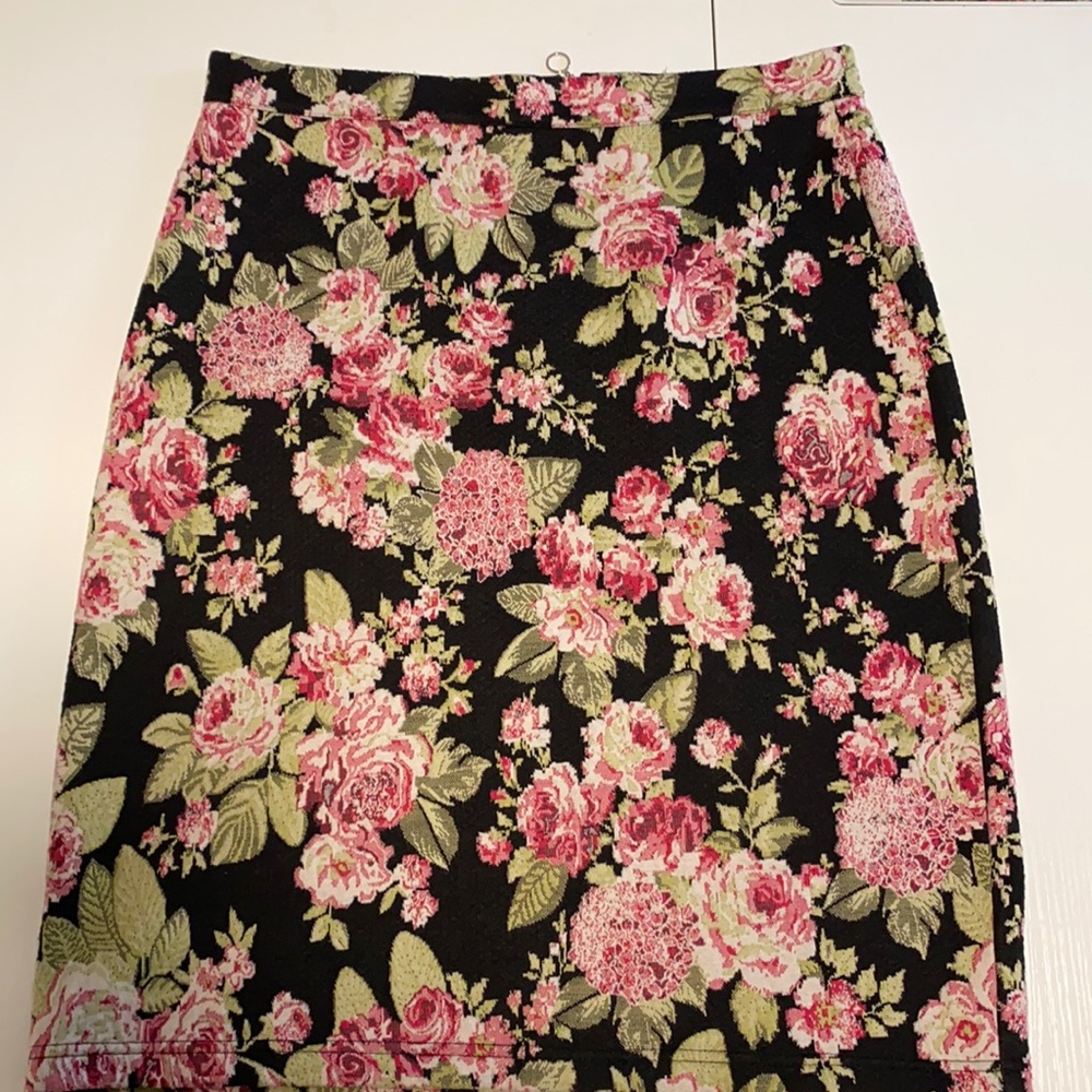 Anthropologie Maeve flora skirt